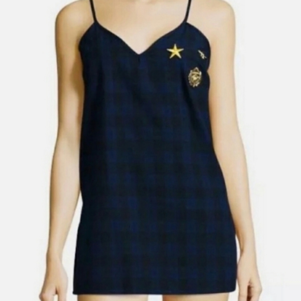 Sam Edelman 100% Cotton Plaid Chemise